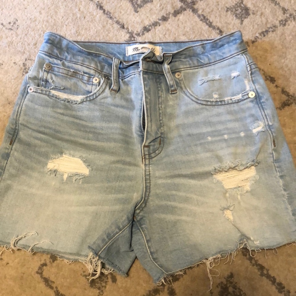 MADEWELL distressed shorts